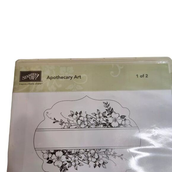 Stampin' Up! APOTHECARY ART Stamp Set 1 + APOTHECARY Accents Framelits Dies - Picture 6 of 6
